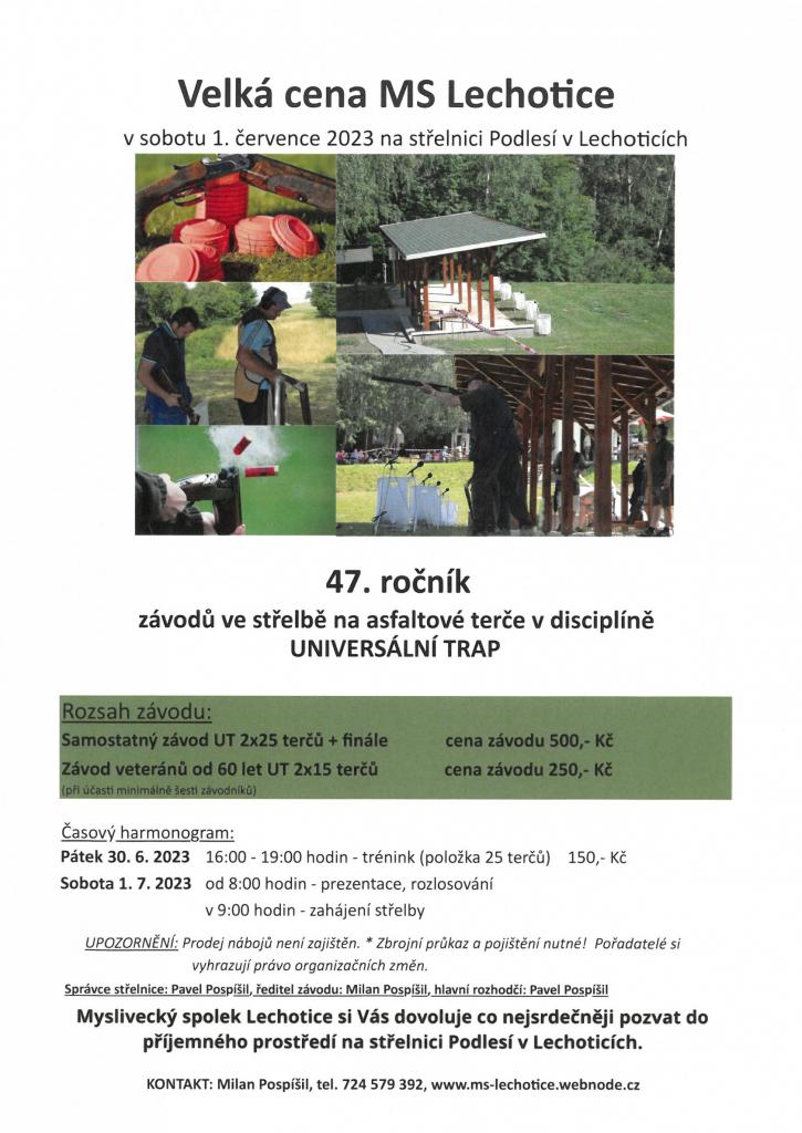 třelecká soutěž Lechotice