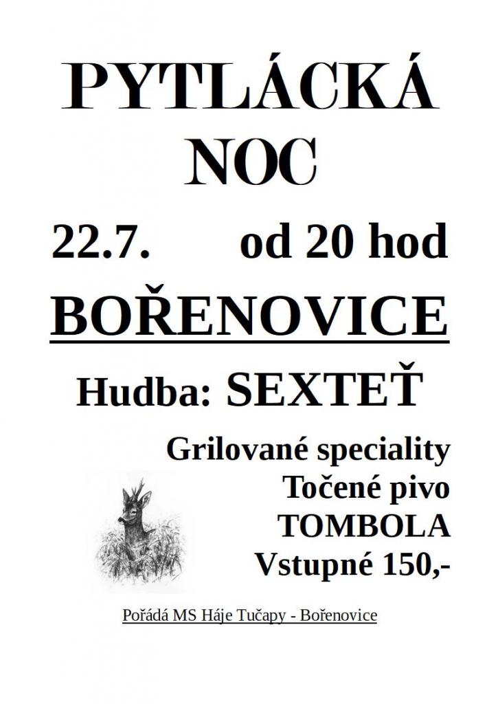 Pytlácká noc Bořenovice