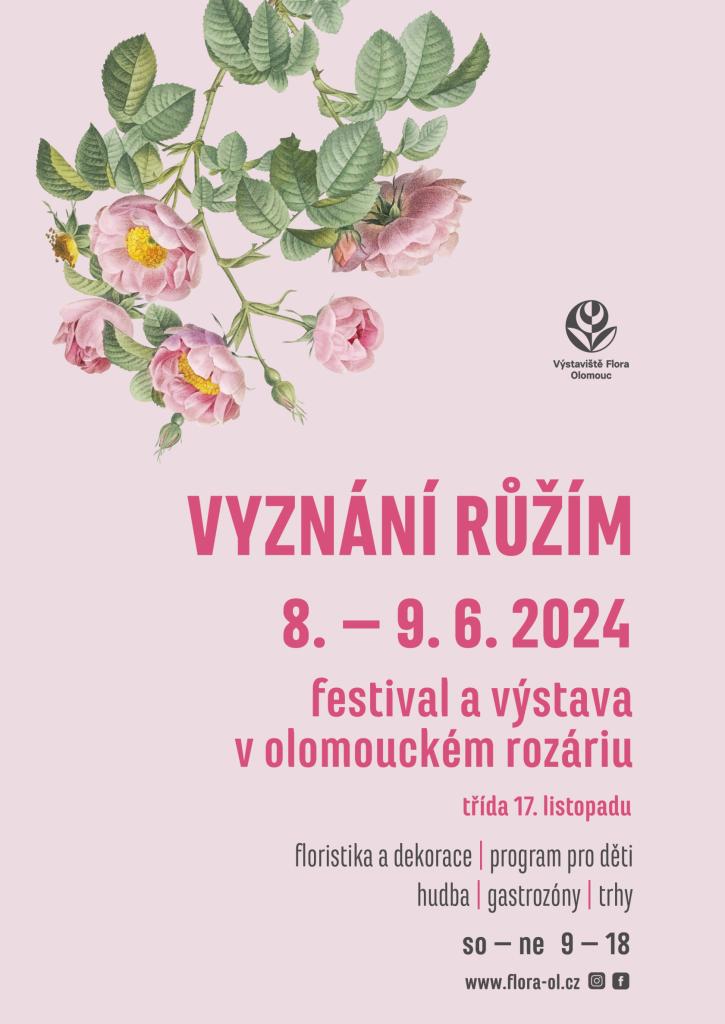 Vyznání růžím Olomouc