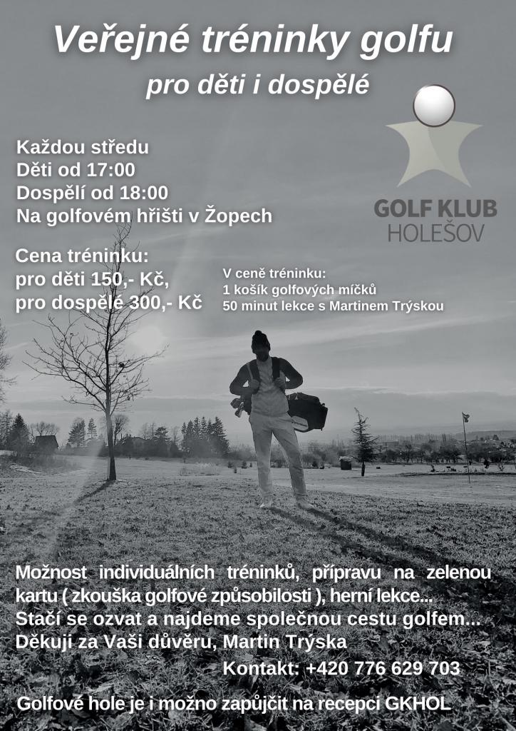 Trénink golfu