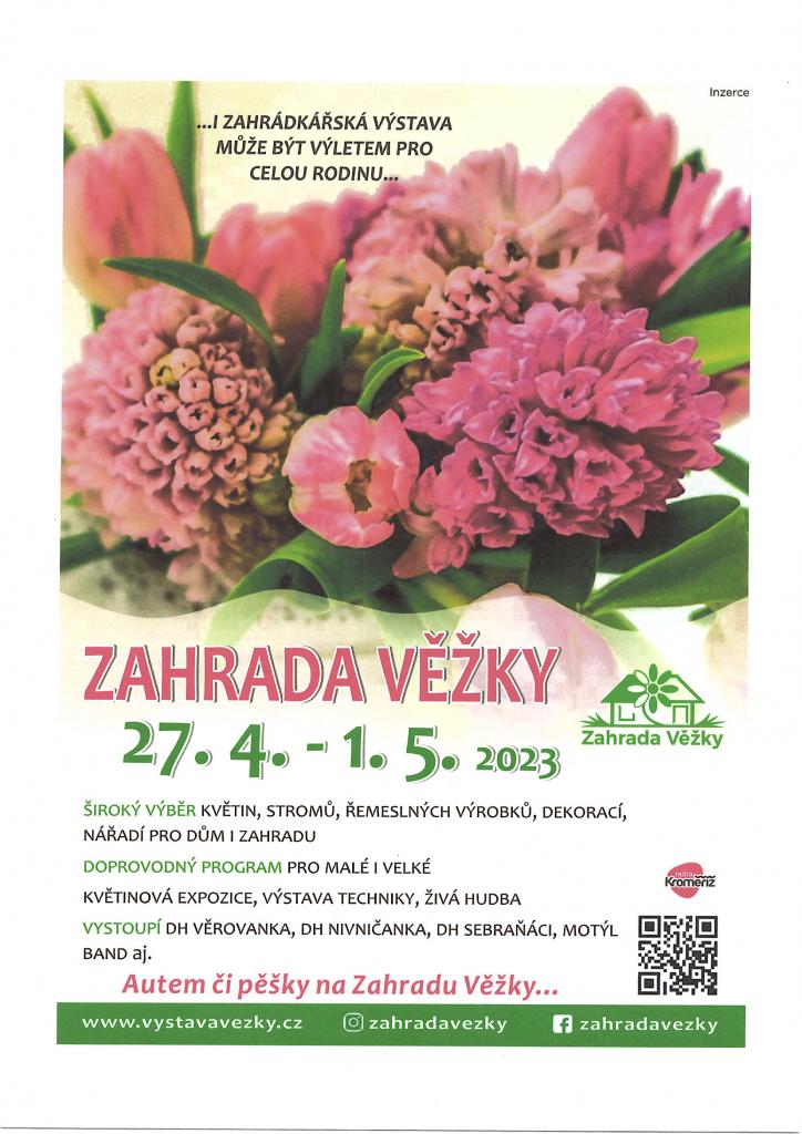 Zahrada Věžky 2023