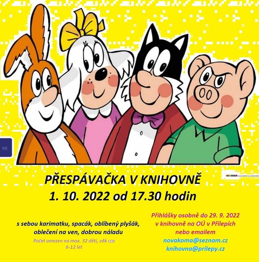 Přespávačka v knihovně