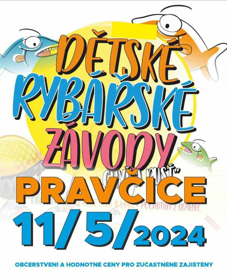 Dětské rybářské závody Pravčice
