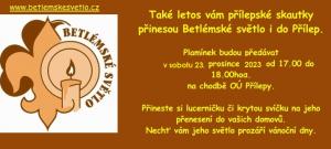 Betlémské světlo 2023