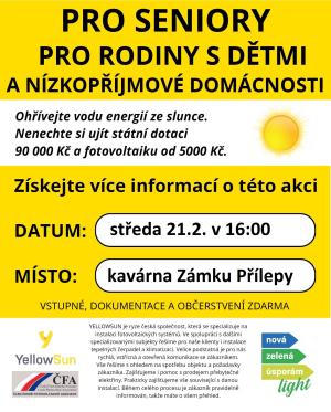 Beseda o dotaci na ohřev vody