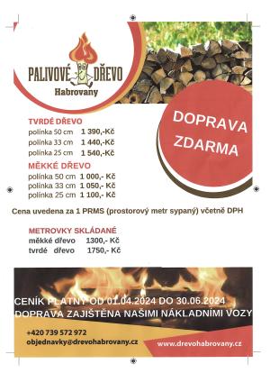 Nabídka palivového dříví